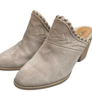 EuroSoft‎ Womens Sandy Mule womens size 8.5 In Mist Grey Suede Style 3034028